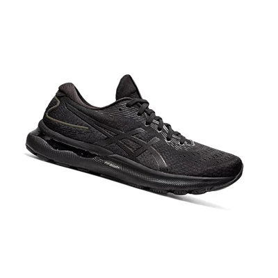 Férfi Asics GEL-NIMBUS 24 Futócipő Fekete Fekete | CTFN86350