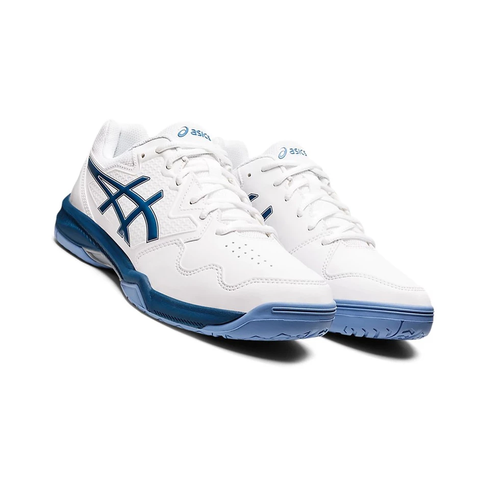 Férfi Asics GEL-DEDICATE 7 Teniszcipő Fehér Világos Sötétkék | CWRT76149