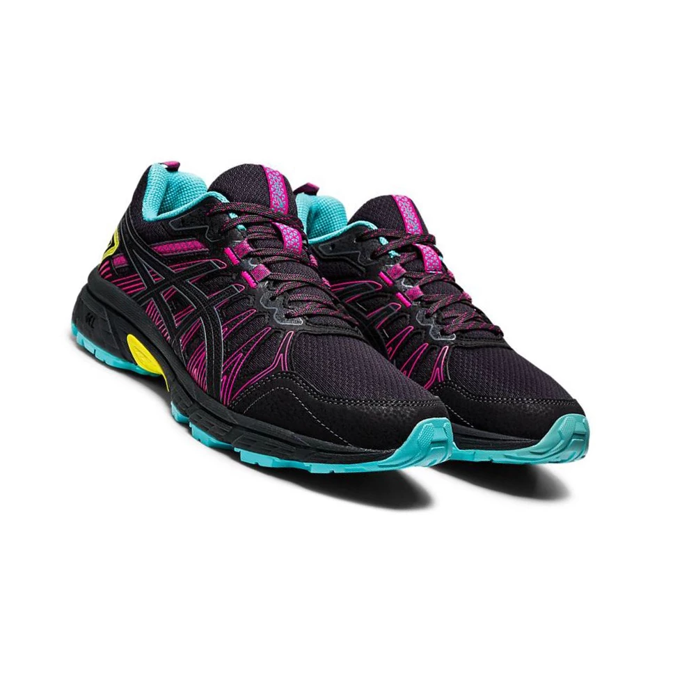 Női Asics GEL-VENTURE 7 Trail Futócipő Fekete | ZVTX14093